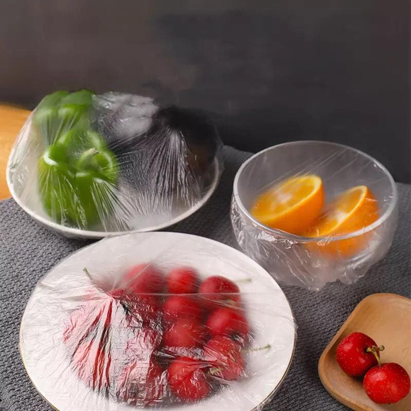 Set of 100 Plastic Stretchable Bowl Covers, Disposable Fresh Keeping Food Storage Covers, Dish Plate Wrap Bowl Covers For Leftover Meal Set of 100 Plastic Stretchable Bowl Covers, Disposable Fresh Keeping Food Storage Covers, Dish Plate Wrap Bowl Covers For Leftover Meal